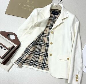  большой размер прекрасный товар Burberry BURBERRY Burberry London жакет tailored jacket noba проверка перо ткань line приятный путешествие 42 XL