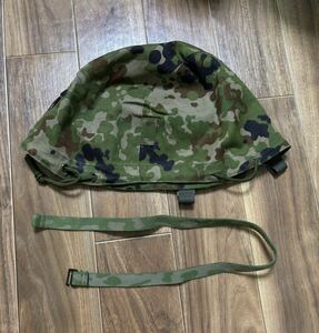  Ground Self-Defense Force war . iron cap . middle helmet cover camouflage te Pachi iron Pachi 88 type iron cap .. military Kepler war . installation set iron cap Japan land army 