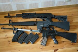  electric gun other summarize APS KOKUSAI MGC toy gun AK COLT AR-15 M-16AI ASGK
