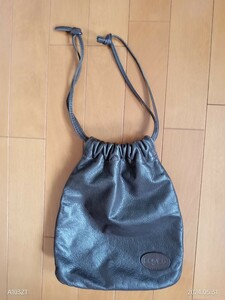 SOMES leather storage sack USED