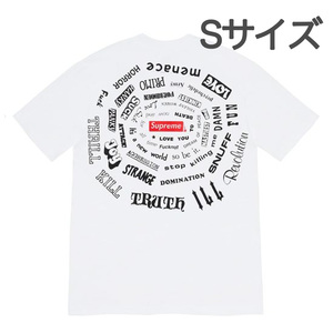 【Sサイズ】Supreme Spiral Tee White ホワイト Tシャツ