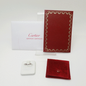 Cartier カルティエ リング 1895 クラシックウェディング 2.5mm 58号 Pt950 保証書付 新品同様 B4012500 送料無料！！