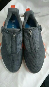  Adidas CODECHAOS22 GX3935 BOA туфли для гольфа 26cm. серый [ новый товар не использовался товар ] дешевый 
