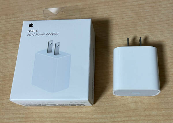 Apple 純正品 20W USB-C電源アダプタ MHJA3AM/A MWVV3AM/A