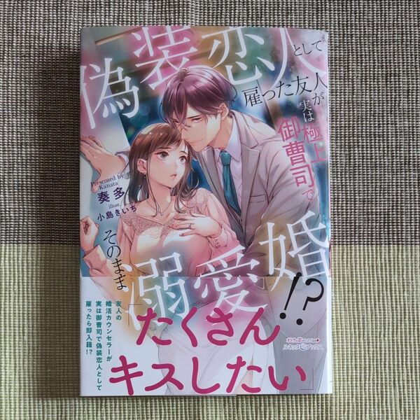 偽装恋人として雇った友人が実は極上御曹司でそのまま溺愛婚！？ （ルネッタブックス　ＬＢＬ－１００） 奏多／著