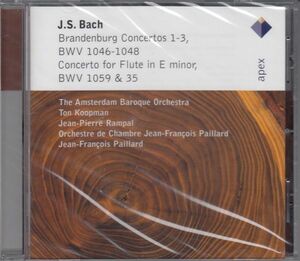 [CD/Apex]バッハ:ブランデンブルク協奏曲第1-3番BWV1046-1048他/T.コープマン&アムステルダム・バロック管弦楽団他
