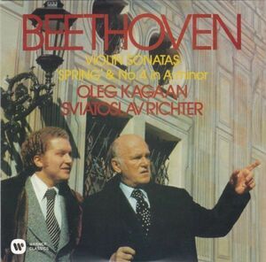 [CD/Warner]ベートーヴェン:ヴァイオリン・ソナタ第4&5番/O.カガン(vn)&S.リヒテル(p) 1976