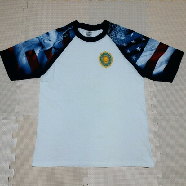 USA製 90s THE AMERICAN LEGION Tシャツ　ラグランスリーブ　MADE IN USA