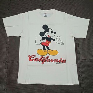 USA製 90s Sherrys BEST ミッキーマウス Ｔシャツ　シングルステッチ　生成り　両面プリント　ディズニー　綿100　MADE IN USA