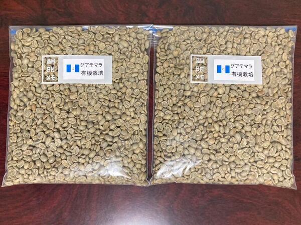 コーヒー生豆 グアテマラ有機栽培　800g