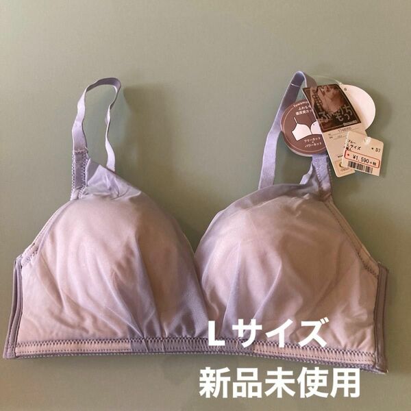 【新品未使用品】 ノンワイヤー　ブラジャー　 Lサイズ