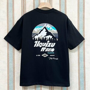 個性・半袖Tシャツ 定価2万 FRANKLIN MUSK・アメリカ・ニューヨーク発 綿100% 吸湿性 快適 お洒落 スウェット ストリート サイズ2