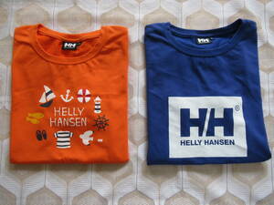 ヘリーハンセン　半袖Tシャツ（２種類）★HELLY HANSEN(WL)　ブルー＆オレンジ　Tシャツ