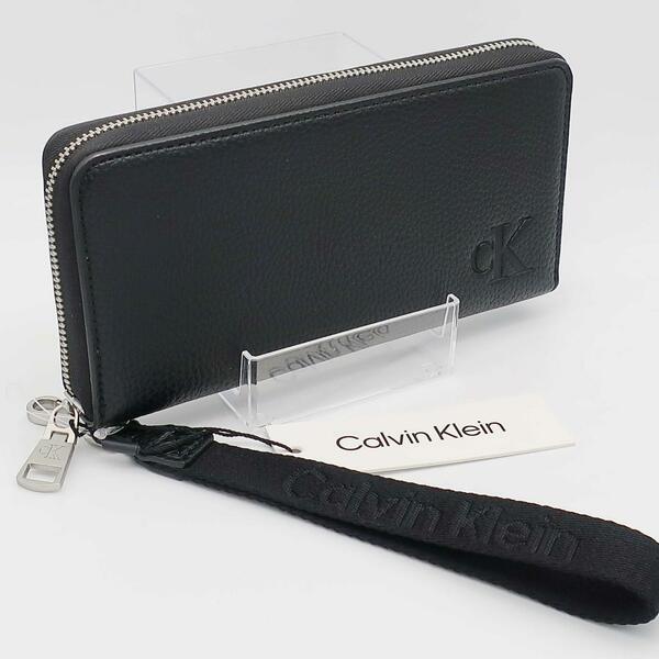 正規品 新品 Brand new 未使用 unused タグ付き tagged カルバンクライン Calvin Klein 財布 wallet Authentic Mint 黒 Black