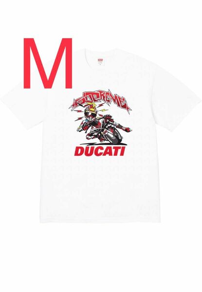 Supreme x Ducati Bike Tee "White"