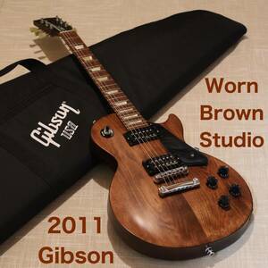 Gibson Les Paul Studio Faded 2011 Worn Brown Pickup MOD, (Dirty Fingers)