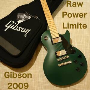 Gibson 2009 Limited All Maple Les Paul Studio Raw Power Olive Green Satin 美品