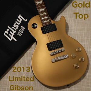 Gibson LPJ 2013 Limited Gold Top Dark Back Satin Knob mod, ギブソン レスポール ゴールドトップ 珍品