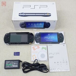 1 иен ~ рабочий товар прекрасный товар серийный совпадение PSP PlayStation портативный корпус PSP-1000 черный Black Sony SONY коробка мнение есть [10