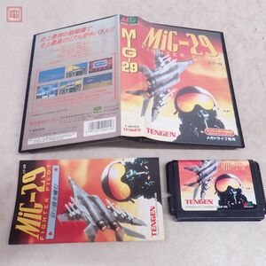 動作保証品 MD メガドライブ MiG-29 FIGHTER PILOT ミグ 旧ソ猫を噛む テンゲン TENGEN 箱説付【10