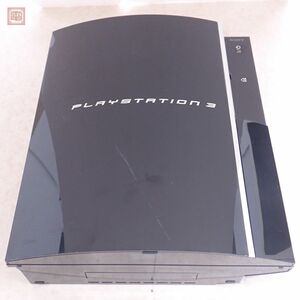動作品 PS3 プレステ3 本体のみ 初期型 CECHA00 クリアブラック PS2規格対応 HDD欠品 ソニー SONY【20