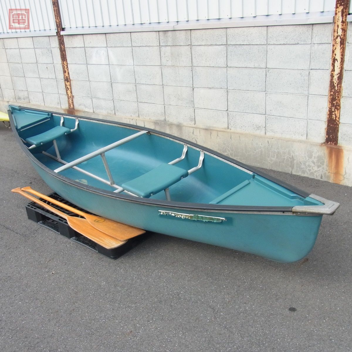 △2) 引取限定 アカシヨット 13ft カナディアンカヌー バス △2) 引取限定 アカシヨット 13ft カナディアンカヌー バス