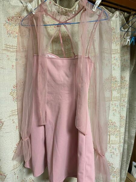 ドレス ショートドレス キャバドレス ピンク スカート ワンピース セットアップ
