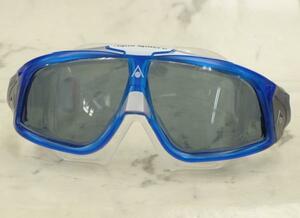  seal goggle regular free size blue * silver frame × dark lens aqua S 15