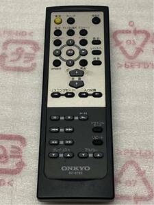 ONKYO RC-678S オーディオ リモコン 中古 クリック