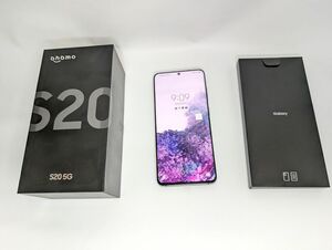 【美品】Galaxy S20 5G SC-51A コスミックグレイ 箱付属品全部あり