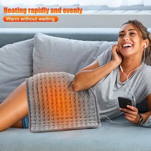  electric hot mat Mini electric carpet timing mode 10 -step temperature adjustment protection against cold heat insulation .. prevention energy conservation laundry possibility ./ neck / back / shoulder ..