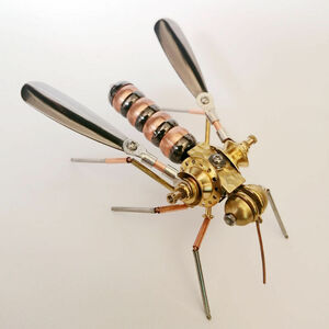 金属 模型 機械式完成モデル 蚊 蠅 サソリ フィギュア 置物 金属 機械式 昆虫 工芸品 完成品