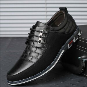 ビジネスシューズ メンズ 革靴 PUレザー 紳士靴 男性 普段使い ブラック 通勤 紳士靴 オフィス カジュアル ファッション