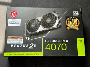 MSI GeForce RTX 4070 VENTUS 2X E 12G OC