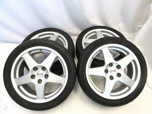 ☆中古品☆ OZ Racing S15シルビア純正OPホイール / タイヤおまけ / 17インチ / PCD114.3 / 17×7J / 名古屋発5-284△