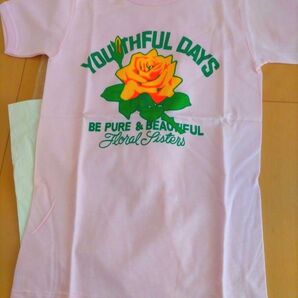 新品 女児 ピンク Tシャツ 140センチTシャツ レトロ