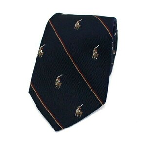 53599 Polo Ralph Lauren silk necktie used AB rank POLO RALPH LAUREN | men's 
