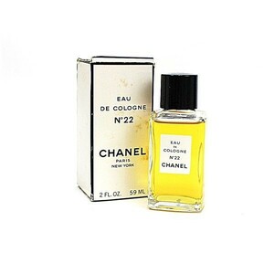 52689 シャネル 香水 NO.22 オーデコロン ボトルタイプ 59ml 中古 CHANEL ナンバー22｜女性用