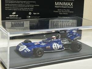 ■スパーク 1/43 ティレル Tyrrell 003 #11 フランスGP winner 1971 J.スチュワート■