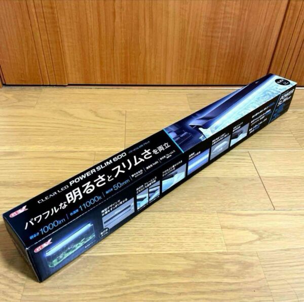 ■新品・未使用■GEX（ジェックス）クリアLED パワースリム600 ブラック／POWER SLIM 600 BLACK【送料込】