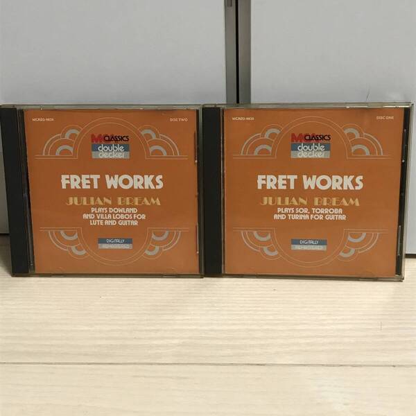 CD★ジュリアン・ブリーム JULIAN BREAM FRET WORKS Disc 1&2★Fernando Sor/Federico Moreno Torroba/Joaqun Turina