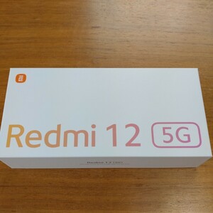 SIMフリー Redmi 12 5G XIG03 スカイブルー [Sky Blue] Xiaomi 4G+128GB スマートフォン