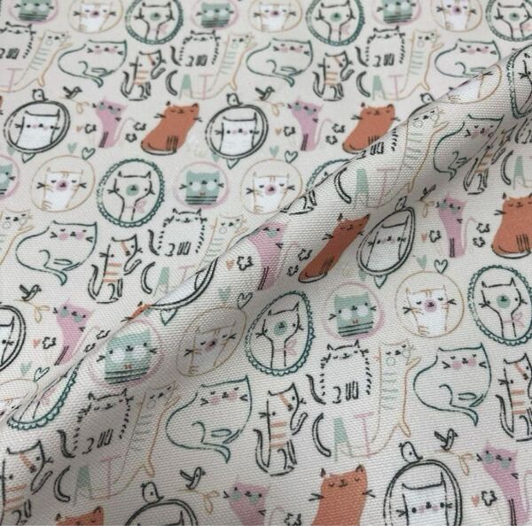 【売れてます】猫柄 布 生地