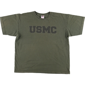 古着 BAYSIDE USMC プリントTシャツ USA製 メンズXL /eaa453290