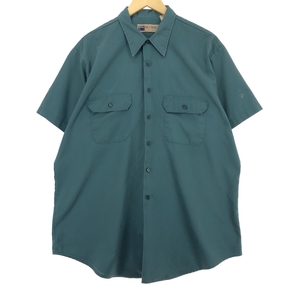 古着 90年代 ビッグマック BIG MAC 半袖 ワークシャツ USA製 メンズXL ヴィンテージ /eaa451973