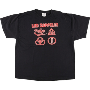 古着 00年代 ヘインズ Hanes LED ZEPPELIN レッドツェッペリン バンドTシャツ バンT メンズXL /eaa446924