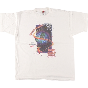 古着 90年代 フルーツオブザルーム FRUIT OF THE LOOM プリントTシャツ USA製 メンズXL ヴィンテージ /eaa452798