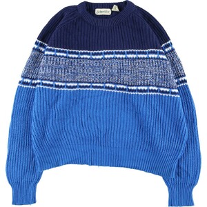 б/у одежда ST JOHNs BAY общий рисунок акрил вязаный свитер мужской XL /eaa367281 [SS2406]