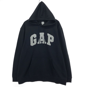  б/у одежда 00 годы Gap GAP Logo вышивка тренировочный тянуть over Parker мужской XXL /eaa414065 [SS2406]