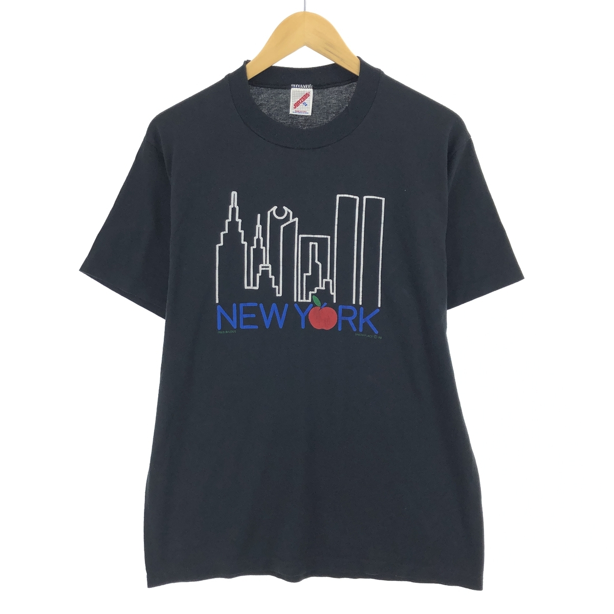古着 80年代 ジャージーズ Jerzees プリントTシャツ USA製 メンズXL ヴィンテージ /eaa429740